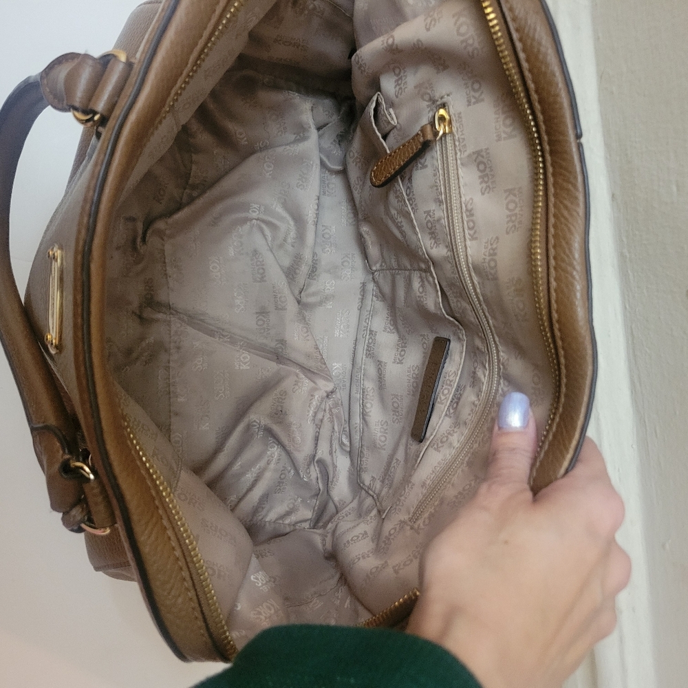 Michael Kors Large Sandrine Bowler Bag. EUC. Quiet Luxury Corpgore - Picture 9 of 10